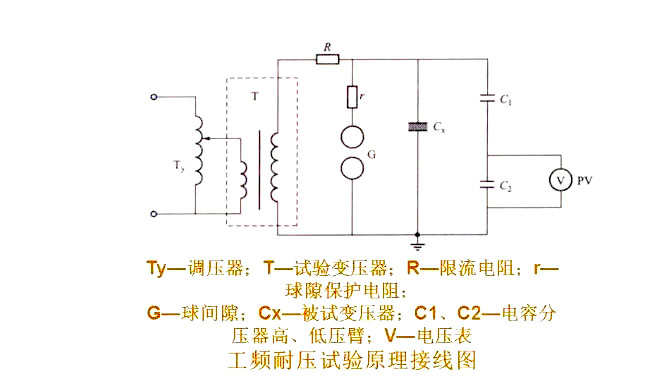 变压器工频耐压原理图